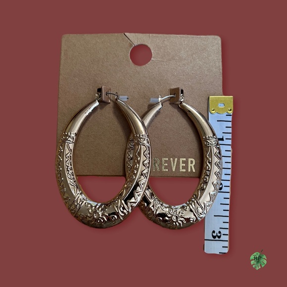 FOREVER 21 Hoop Earrings - Picture 3 of 3